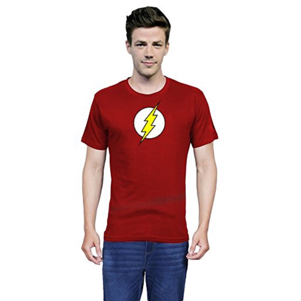 ASO Grant Gustin "The Flash" DC Logo Graphic Tee M